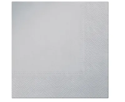 Obrázek produktu pro Papírové ubrousky Ubrousky 33x33 20 ks Stříbrný Godan