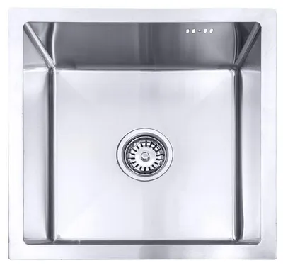 Produktbild von Lendo Online Küchenspüle Einbau 44x44 cm Silber Edelstahl