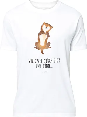 Produktbild von Mr. & Mrs. Panda Tshirt Hund Streicheln - Weiß - Geschenk, T-Shirt mit Spruch, Kurzarm, Bauch, Lustiges, Süß, Sprüche, S, Wauwau, Hunde