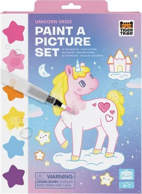 Productafbeelding van Tiger Tribe Kleurset Eenhoorn - Creatieve knutselset voor kinderen