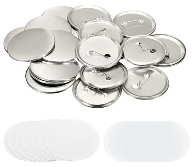 Runde Knopfrohlinge 58 mm, 10 Stück DIY Button Maker Zubehör