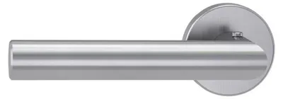 Productafbeelding van Griffwerk deurklinkset Lucia - Klipptechniek, rond - smart2lock 2.0 - DIN links - geborsteld roestvrij staal