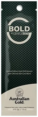 Produktbild von Australian Gold G Gentlemen Bold Bräunungsbalsam für Männer mit DHA-Bronzer, für Solarium & Sonne, 15 ml