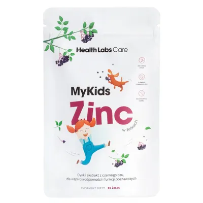 Obrázok produktu pre HealthLabs Cynk dla dzieci w żelkach, 60 żelek