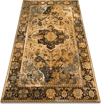 Produktbild von Wollteppich POLONIA Dukato Ornament Cognac beige beige 200x300 cm