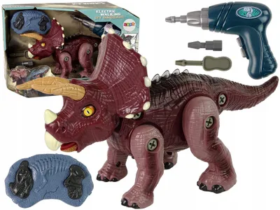 Obrázek produktu pro Dinosaurus na roztáčení s plastovou vrtačkou