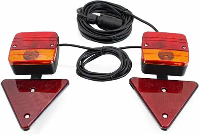 Produktbild von Bituxx Anhänger Beleuchtungs  Set 7 polig mit Magnet + Rückstrahler MS-16636