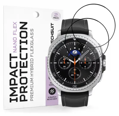 Obrázek produktu pro Techsuit - Nano Flex ochranná fólie pro Samsung Galaxy Watch8 Classic (2 ks) - černá