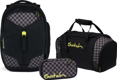 Produktbild von Satch Schulrucksack-Set MATCH Dark Skate, Mäppchen + Sporttasche