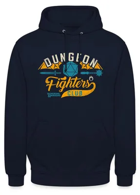 Produktbild von Spreadshirt Dungeons And Dragons Dungeon Fighters Club Uni Hoodie, M, Navy