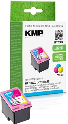 Immagine prodotto di KMP 1760,4030 KMP H175CX Tintenpatrone color kompatibel mit HP N9K07AE 304 XL