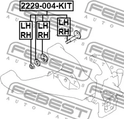 Obrázok produktu pre Febest 2229-004-Kit