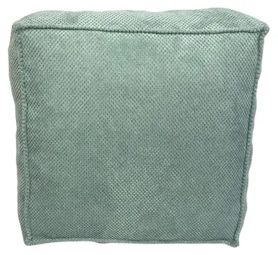 Obrázok produktu pre Malý vankúš-puf Zefir dot morský samet 40x40 samet
