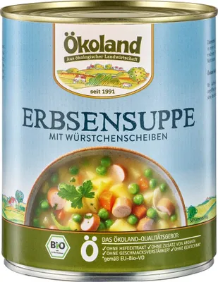 Image de Soupe de pois avec rondelles de saucisse 800g