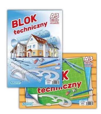 Zdjęcie produktu dla Blok rysunkowy A3 160g 10 kartek biały