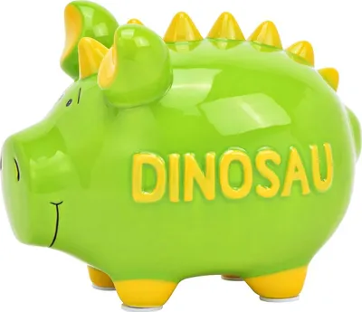 Image de Tirelire en céramique cochon Dinosaure