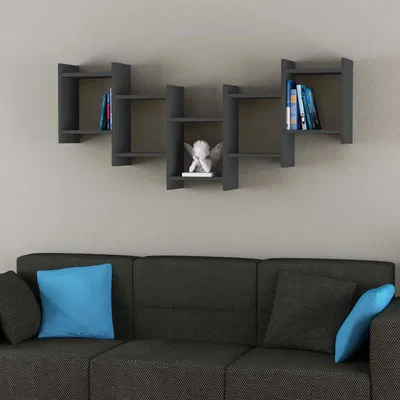 Immagine prodotto di Mensola da parete design SEER antracite