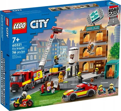 Zdjęcie produktu dla LEGO® City 60321 Akcja straży pożarnej z udziałem strażaków