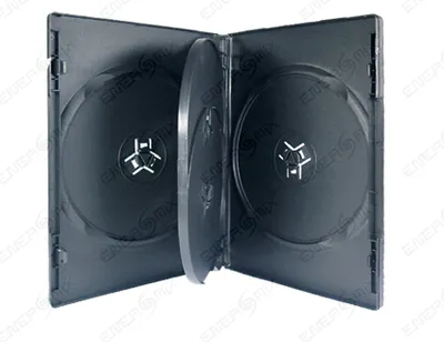 Produktbild von DVD / CD-Box / Hülle schwarz 10 Stück 4-fach