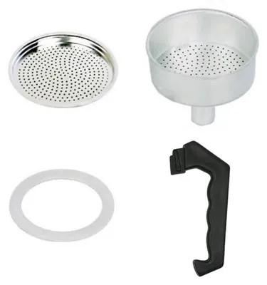 Mokka Pot Zubehör Set, Ersatzteile für 9 Tassen