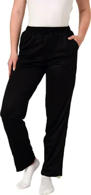 Produktbild von Damen Rehahose mit seitlichen Reißverschluß Jogginghose für Reha, Physio, Gipsbein ; schwarz , M