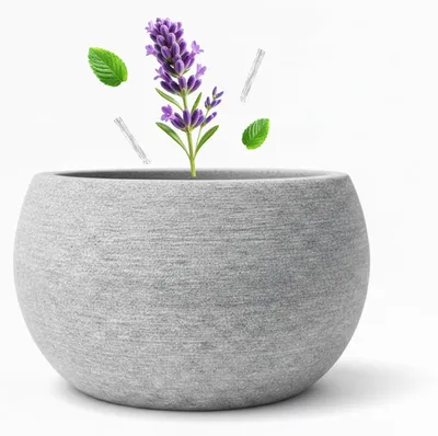Productafbeelding van Sauna aromaschaal blauwsteen - 10,5 x 6 cm - Voor mentholkristallen en sauna-olie
