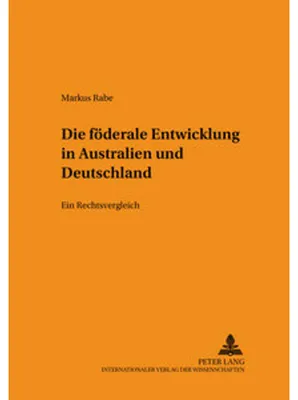 Obrázok produktu pre Die föderale Entwicklung in Australien und Deutschland