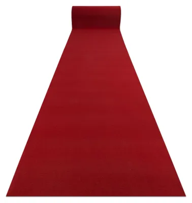 Image de TAPIS DE COULOIR ANTIDÉRAPANT RUMBA 1974 Mariage couleur unique bordeaux, rose 200cm rouge 200x160 cm