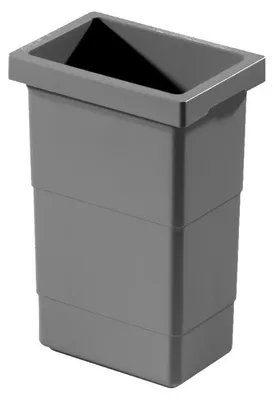 Produktbild von Hailo 2,5 Liter Inneneimer 1129889 dunkelgrau 155 x 110 x 220 mm