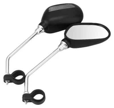 Obrázok produktu pre Zadné zrkadlo na riadidlá bicykla, 360° otočné, sada 2 kusov