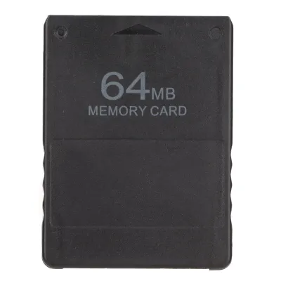 Immagine prodotto di Per la scheda di memoria PS2, 64 MB ad alta velocità, scheda di memoria, accessorio di gioco, supporta la versione FMCB 1.966, nero