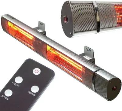Produktbild von Heizstrahler 3000W Infrarotstrahler 56179 Wandstrahler Terrassenstrahler Funk