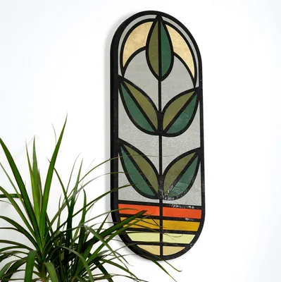Produktbild von Wallity, ART061v2, Dekoratives Wandaccessoire aus Holz, Mehrfarbig, 100 % FICHTENHOLZ, 53 x 22 x 2 cm