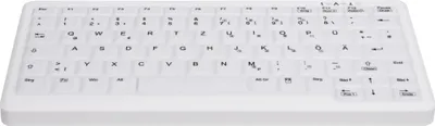 Produktbild von CHERRY AK-C4110 Tastatur RF Wireless QWERTZ Deutsch Weiß (AK-C4110F-FUS-W/GE)