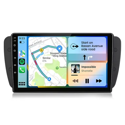 Zdjęcie produktu dla Radio samochodowe Hexinex Android 15 z Wi-Fi, 9 cali, do Seat Ibiza (2009-2013) GPS, BT, 2 GB + 64 GB