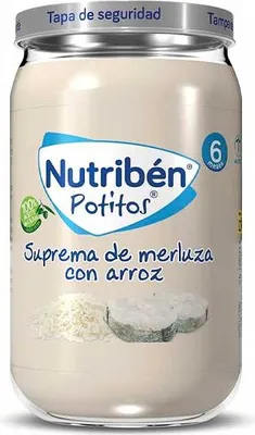 Produktbild von Nutribén Potito Suprema Seehecht und Reis 235g