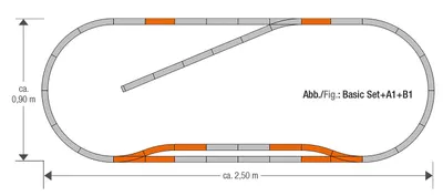 Produktbild von Roco 61151 geoLine Gleisset B1