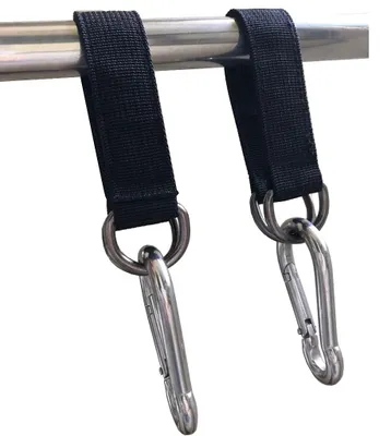 Image de Omgoods - 2 sangles robustes pour balançoire - Fixation de balançoire avec mousqueton