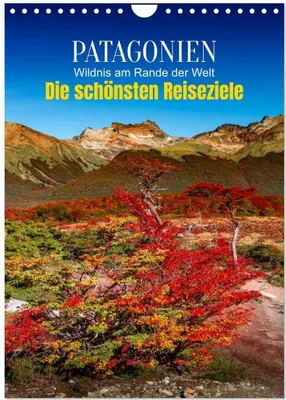 Produktbild von Patagonien, die schönsten Reiseziele: Wildnis am Rande der Welt (Wandkalender 2026 DIN A4 hoch), CALVENDO Monatskalender
