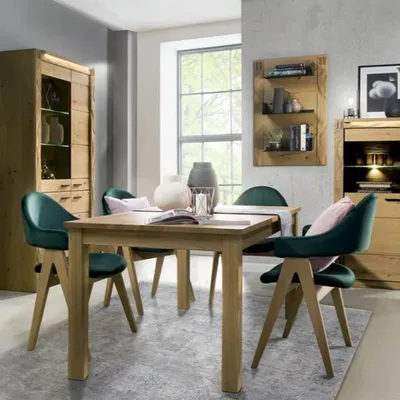 Produktbild von Esszimmer Modern Set Esstisch + 4x Stühle Designer s Einrichtung