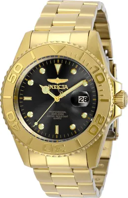 Zdjęcie produktu dla Invicta Pro Diver 29946 Zegarek Męski - Mechanizm Kwarcowy - Stal Nierdzewna z Czarną Tarcza - 43 mm
