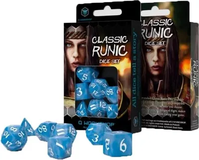 Produktbild von Q Workshop Classic Runic Würfel 7 Einheiten One Size