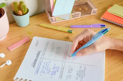 Productafbeelding van BIC 517319, BIC balpen, 4 kleuren, pastel, display van 30 stuks