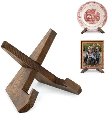 Image de Présentoir en bois pour pancartes, 1 pièce