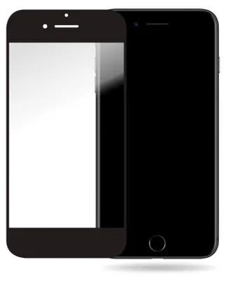 Produktbild von Mobilize Premium iPhone 6 Plus Panzerglas Gehärtetes Glas Displayschutz - Hüllenfreundlich - Schwarz
