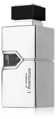 Productafbeelding van Al Haramain L'Aventure 200ml, Herenparfum, 200 ml, met topnoten van bergamot, elemi en citroen, hartnoten van jasmijn en dalia, en basisnoten van hout, amber, muskus, patchouli. Spray