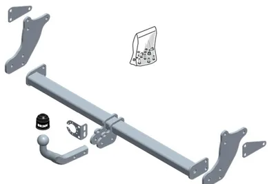 Produktbild von BRINK 595400 Anhängerkupplung 2500kg Max passend für MERCEDES-BENZ V-Klasse (W447) VITO Kasten (W447) VITO Tourer (W447) VITO Mixto (W447)