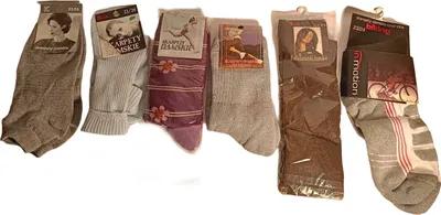 Zdjęcie produktu dla Skarpety damskie 6 par Różne kolory Rozmiar 23-24 cm Trwałe