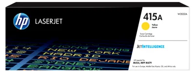 Zdjęcie produktu dla HP Oryginalny żółty toner 415A LaserJet, 2100 stron(y), Żółty, 1 szt.