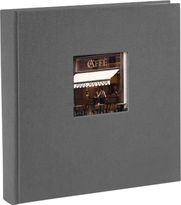 Produktbild von Goldbuch Fotoalbum Bella Vista grau 25x25 cm 60 weiße Seiten Leineneinband